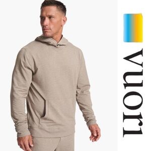 VUORI | Austin Hoodie | Teak Heather | Size Medium | *Hard to Find!*